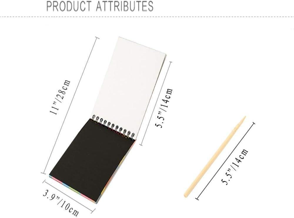 PLAYLOOP™ Small Scratch Art Note Book