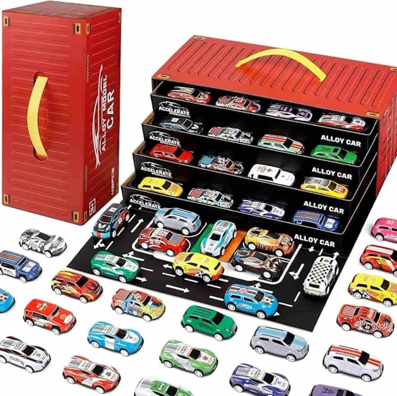 PLAYLOOP™ 48 Pcs Die Cast Pull Back Cars