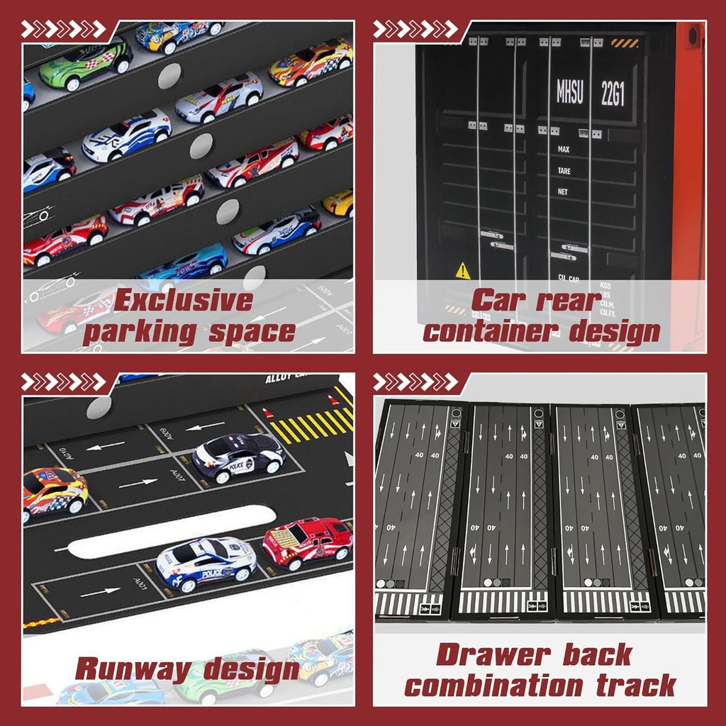PLAYLOOP™ 48 Pcs Die Cast Pull Back Cars