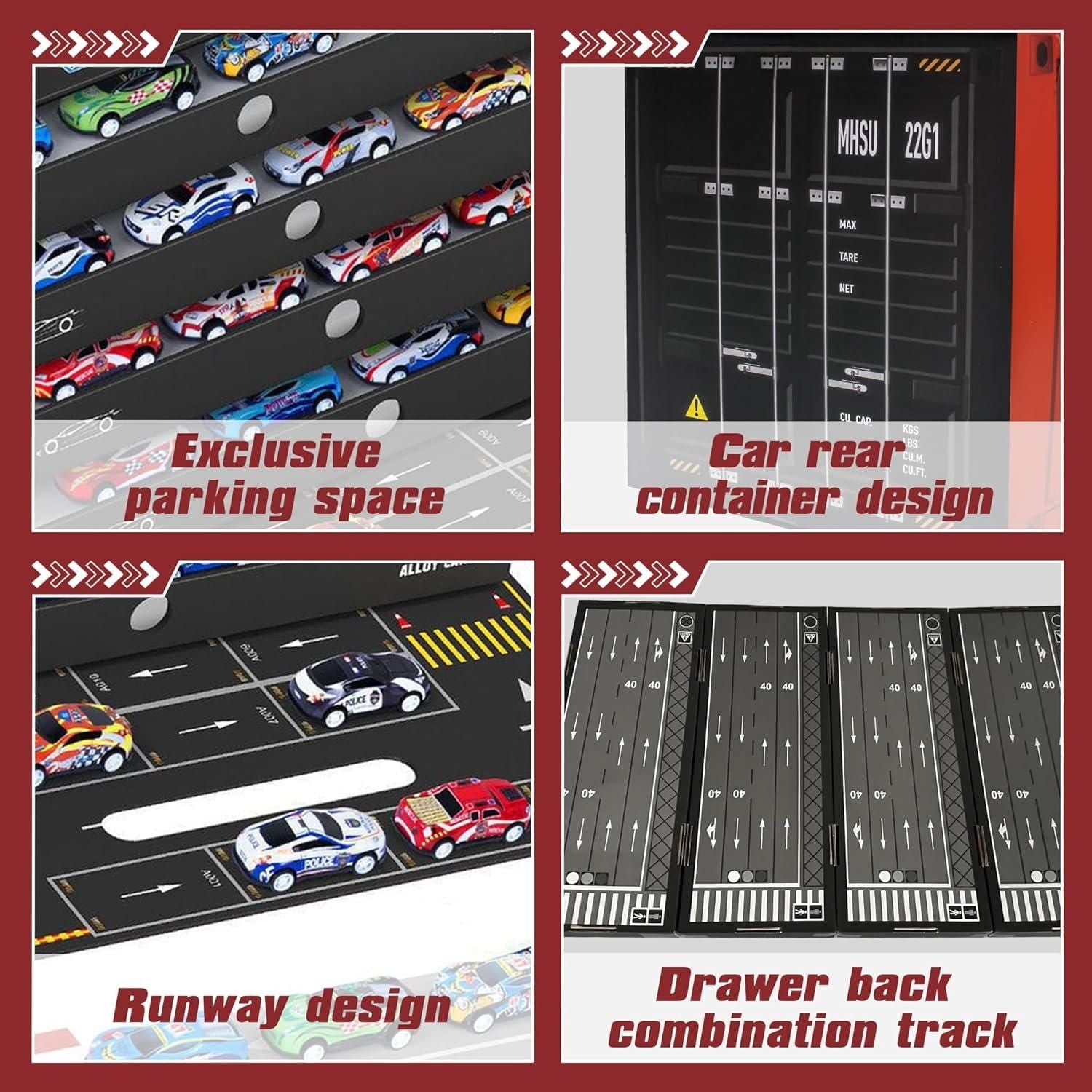 PLAYLOOP™ 48 Pcs Die Cast Pull Back Cars