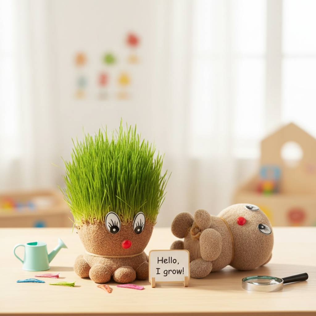 PLAYLOOP™ Grass Doll Grow Bag Pots