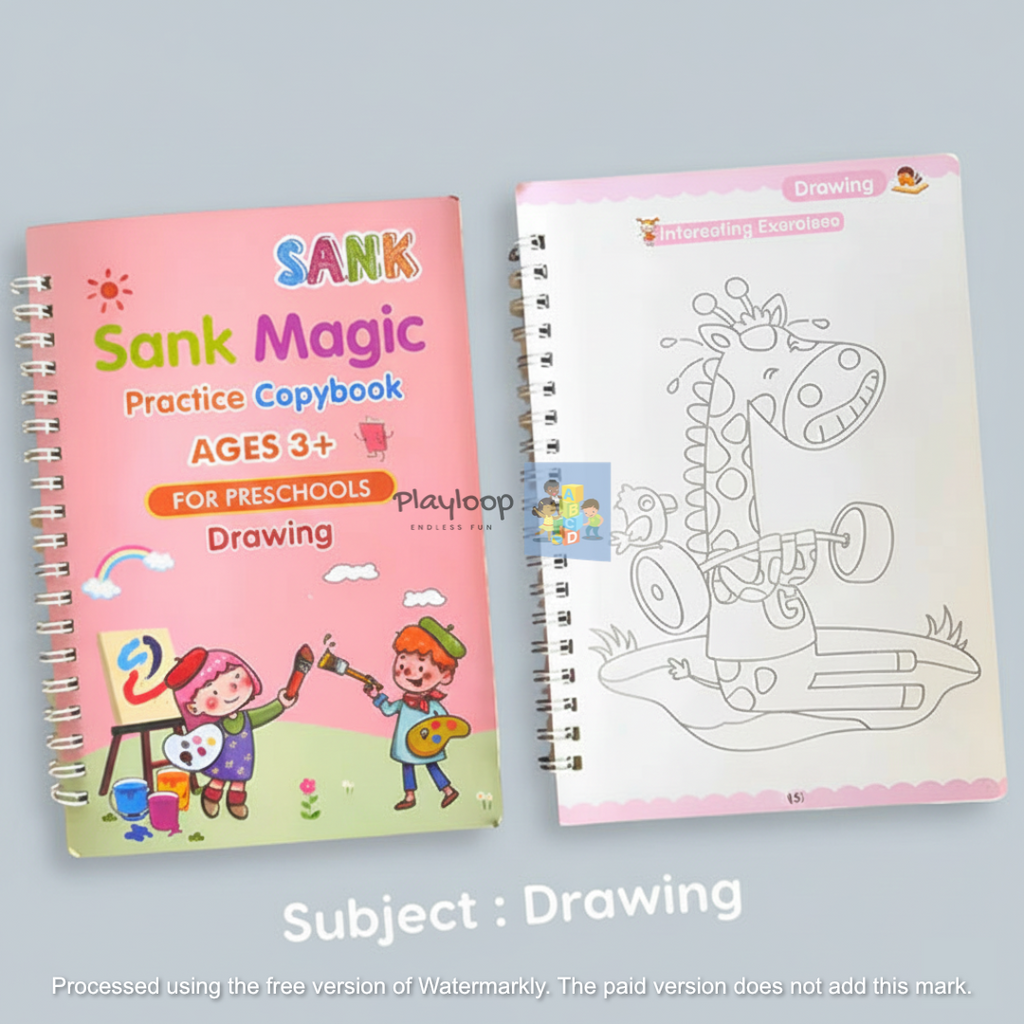 PLAYLOOP™ Magic Handwriting Practice Copybook Kit