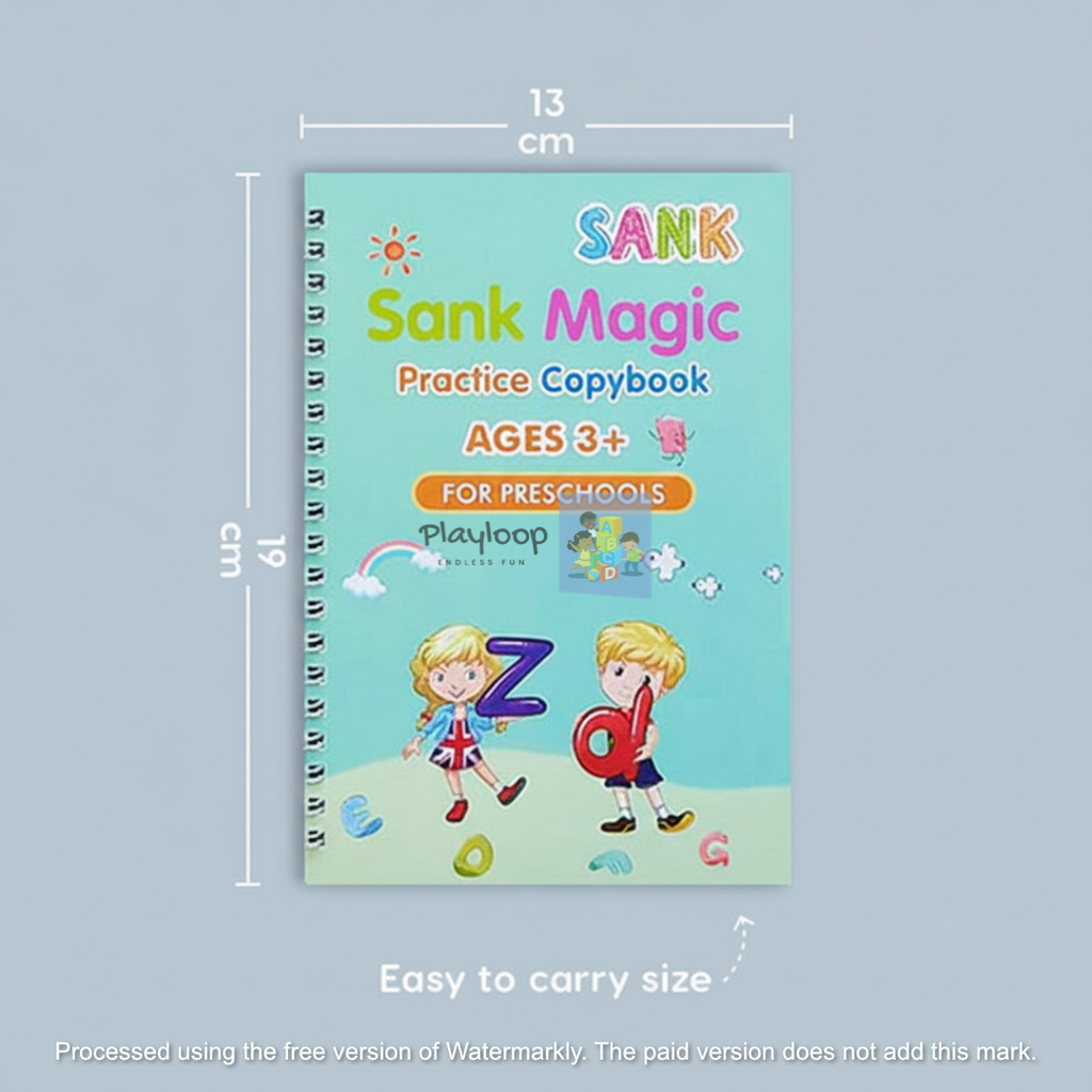 PLAYLOOP™ Magic Handwriting Practice Copybook Kit